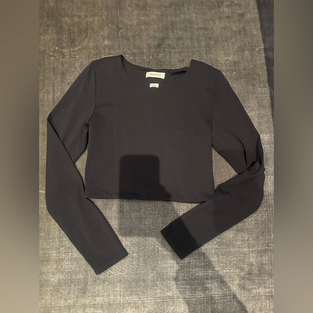 Babaton Midnight Black Long Sleeve Top